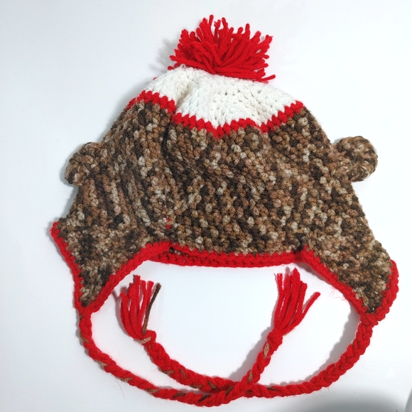 Sock Monkey Hat - Picture 3 of 4
